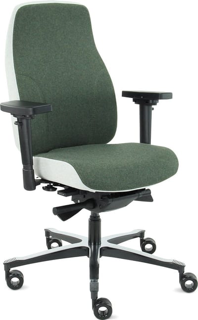 Sit And Move Therapod X2 - Olive/Ashgrey Facet Wol - Bureaustoel