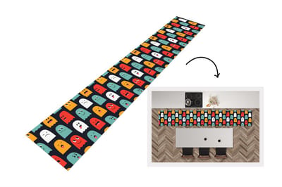 Keukenloper - Loper keuken - Patroon - Pacman - Games - Spook - 300x50 cm - Keukenloper vinyl