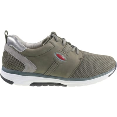 Gabor rollingsoft sensitive 26.975.34 - dames rollende wandelsneaker - Groen - maat 37.5 (EU) 4.5 (UK)
