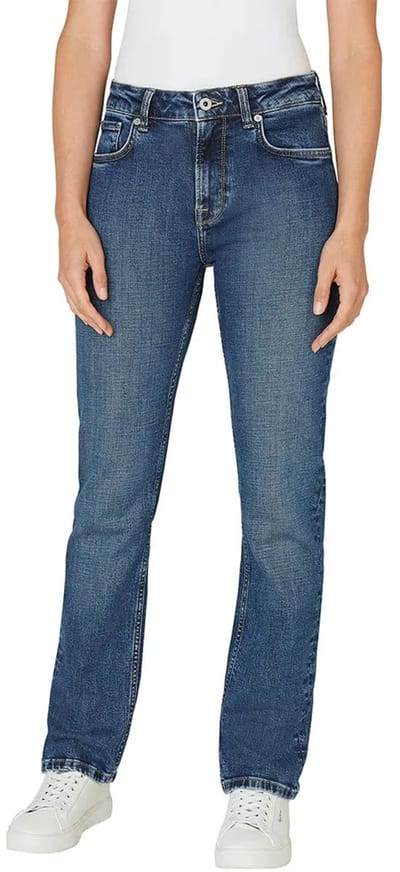 Pepe Jeans Mary Straight Spijkerbroek Blauw 27 / 28 Vrouw