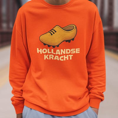 Oranje WK-EK Trui Hollandse Kracht XS