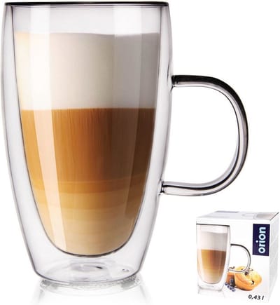 Thermisch Glas met Dubbele Wand voor Koffie Latte DOUBLE 430 ml - Koffieglazen - Theeglazen - Glazen - Dubbelwandig