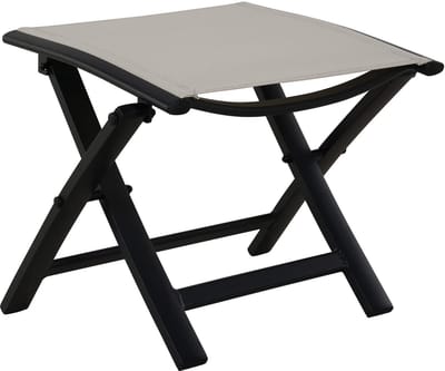 Unyqoos ® Weerbestendige Opvouwbare Tuinkruk van Aluminium en Textiel voor Balkon en Terras in Beige