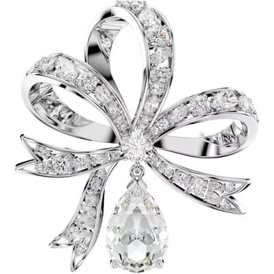 Swarovski Hyperbola Boogvorm Zirkonia Broche Damesbroche Zilver 5680678 Box (Random Color) white