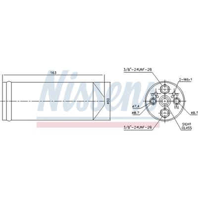 Droger, airconditioningsysteem NISSENS 95523