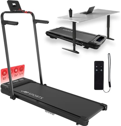 AJ-Sports Loopband - 1 tot 12 km/u - Walking pad - Loopband inklapbaar - Wandelband - Hardloopband - Treadmill - Extra Krachtige 2.0 PK Motor - 12 Programma's - 99% Voorgemonteerd - De perfecte Loopband voor onder het Bureau - Fitness - Sport