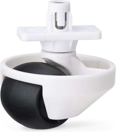 kwmobile reservewiel compatibel met Roborock - Geschikt voor S6 en S7 serie -Reservewiel voor robotstofzuiger - Voorwiel compatibel met Roborock