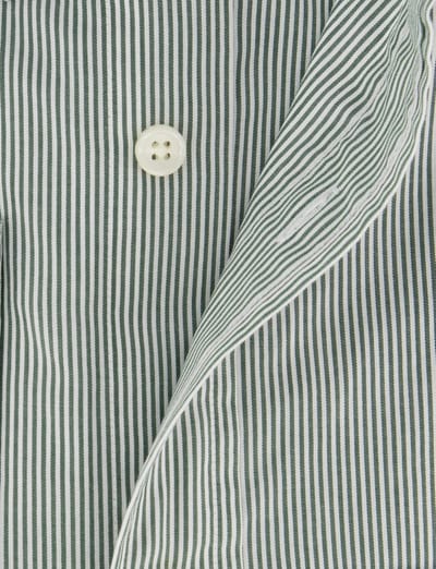 Casual overhemd Gant Regular Fit groen gestreept