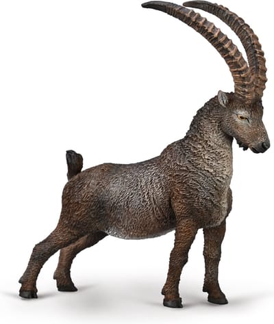 COLLECTA Figurine - Alpensteenbok - (L) - Wilde Dieren - Handgeschilderd - Miniatuur