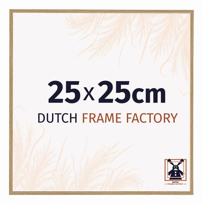 Fotolijst 25x25 cm - Kunststof - Beuken Licht - Easy