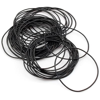 Kit de réparation de boîtier de montre, 950 pièces, bagues étanches pour couvercle inférieur de boîtier de montre(0.6mm ) black