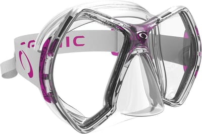 Oceanic Cyanea - Zwembril - Duikbril - Volwassenen - Ultra Clear glas - Comfort band - Transparant/Roze