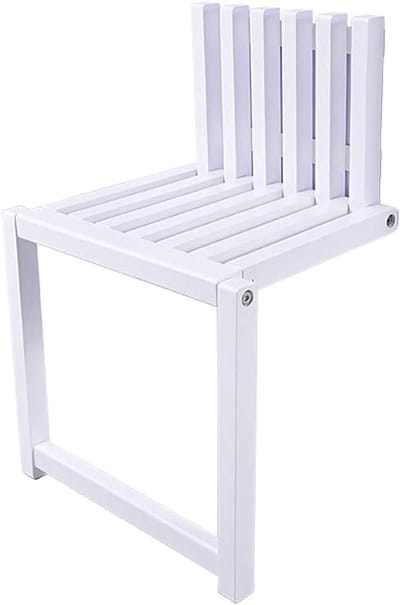 Klapbare Douchestoel - Wandmontage Zitting - Ruimtebesparend Zitten - Massief Houten Paneel - 48 x 45 cm - Houtkleur