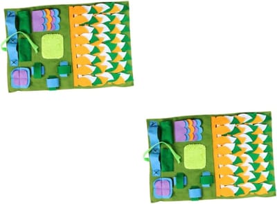 Honden Activiteitenmat - Snuffelmat Voerbak - Intelligentie Training - Stimuleert Natuurlijk Gedrag - 45 x 75 cm - Lichtgroen