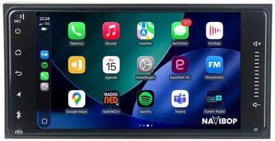 Geschikt voor Opel Astra H - Zwart (2004 t/m 2010) | 4+64GB 8-CORE | 7 inch Android 15.0 CarPlay autoradio | Draadloos CarPlay & Android Auto | Externe microfoon | Bluetooth & WiFi | NAVIBOP NB-4732 | Bouwjaar 2004 t/m 2010