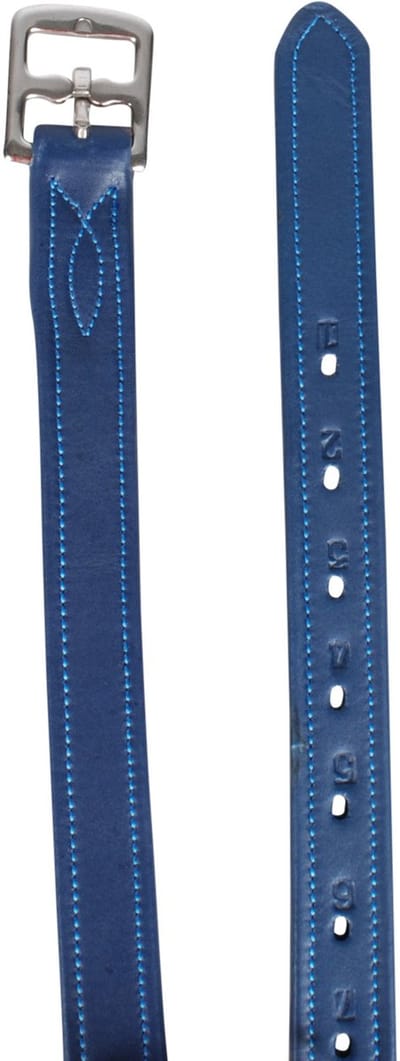 Pagony Color Beugelriemen - Maat: Full - Donkerblauw - Leer
