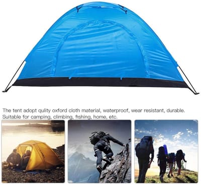 Dailygoods- Buitentent Waterdicht - Koepeltent - Enkele Persoon - Vier Seizoenen - Wandelen - Ultralicht met Vestibule - Kampeertent