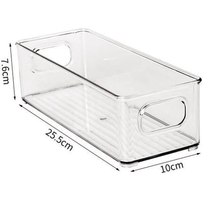 Transparante Koelkast Opbergdoos Groente Fruit Organizer Koelkast Doorzichtige Container voor Voedsel Thuis Keukengereedschap Accessoires white