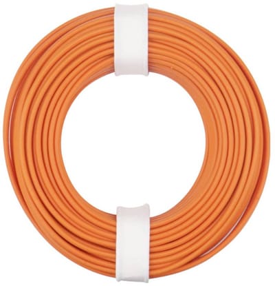 Donau Elektronik 175-017 Draad LiY 1 x 0.75 mm² Oranje 1 stuk(s)