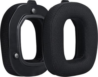 Vervangende Oorkussens voor Logitech G Astro A50 Gen 4 Hoofdtelefoon van MMOBIEL – Mesh Fabric Koptelefoon Oorkussens - Noise Isolation Hoofdtelefoon Earpads – Zwart