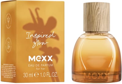 MEXX Inspired Glow Eau de Parfum voor dames, Opbeurend, Langhoudende geur, Vegan formule, 30 ml​
