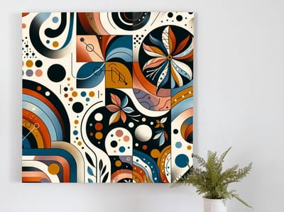 Kunstprint | Wanddecoratie | Dibond | 40 × 40 cm