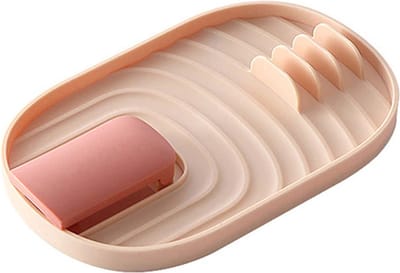 Maxium - Lepelhouder - Roze - Spatelhouder - Pollepelhouder - Dekselhouder - Keukengerei houder - Kookgereihouder - Pannendekselhouder - Organizer