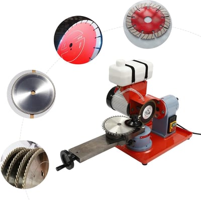 Zaagbladslijper Elektrisch - Cirkelzaag Slijper - Scherpe Zaagbladen - Waterinjectie Systeem - 80-700 mm Bladen - Rood