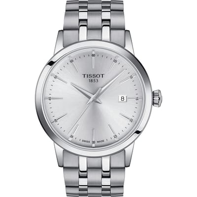 Tissot Roestvrij Staal zilveren Wijzerplaat Heren Modehorloge T129.410.11.031.00 zilver