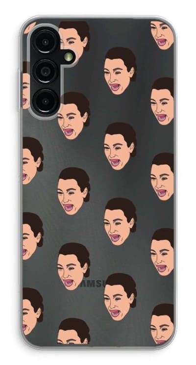 Case Company® - Hoesje geschikt voor Samsung Galaxy A14 hoesje - Ugly Cry Call - Soft Cover Telefoonhoesje - Bescherming aan alle Kanten en Schermrand