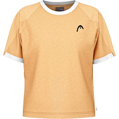 HEAD Play Tech T-shirt Dames-Goudgeel
