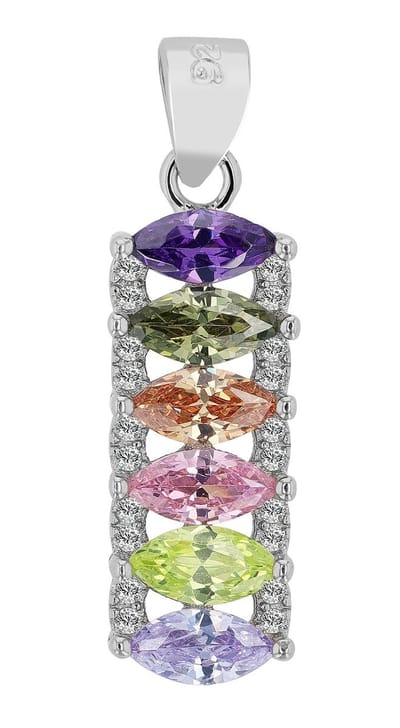 AKZENT Akzent Dames Hanger "Ilana" aus 925 Sterlingzilver, gerhodineerd, langlebig