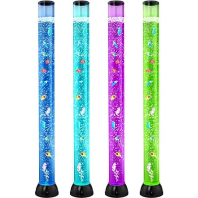 Bellenbuislamp 16 Kleuren 120 cm Sensorische Aquariumlamp voor Verlichting Kalmerend
