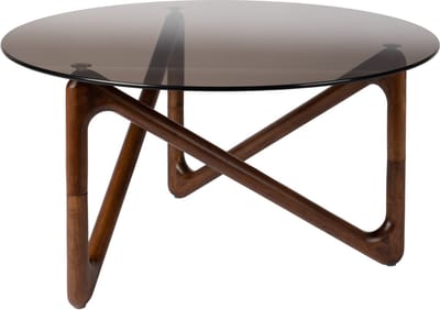 Dutchbone Naia Salontafel Rond 80 cm Hout Bruin