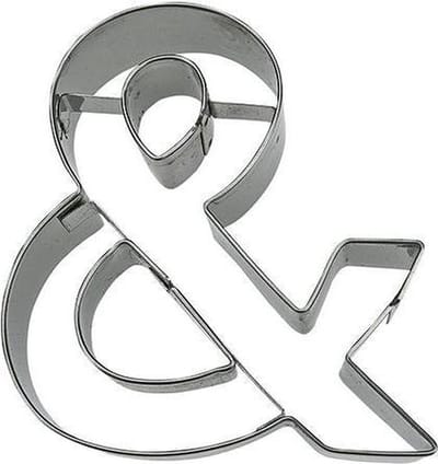 Uitsteker RVS - &-teken / ampersand - 7cm - St�dter
