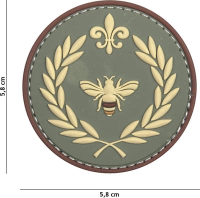 101 Inc Embleem 3D Pvc Napoleon Bij Groen  11130