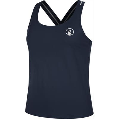Quiet Please Serve & Volley Tanktop Dames-donkerblauw