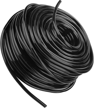 Tuinslang PVC - Waterirrigatieslang - Tuin bewateren - Slijtvaste buitenlaag - 50 meter - Zwart
