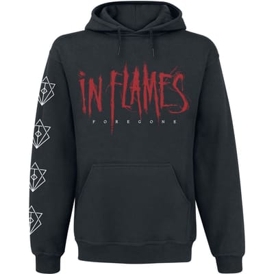 In Flames Trui met capuchon - Foregone Cover - S tot 3XL - voor Mannen - zwart