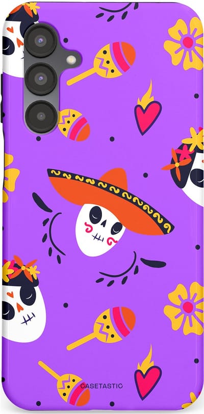 Casetastic Hoesje Geschikt voor Samsung A16 - Stijlvolle Beschermende Duo-layer Case - Muertos sombrero