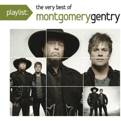 CD MONTGOMERY GENTRY - Playlist: Het Allerbeste Van Montgome 88691919832 Columbia, Legac 2012 US Rock Gebruikt gray