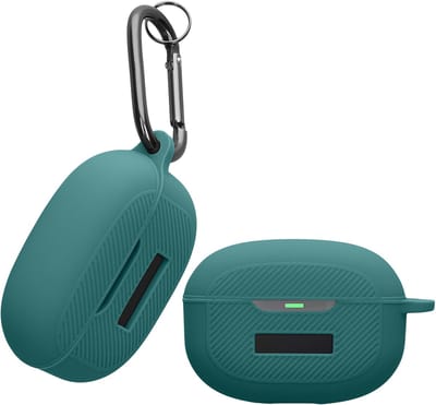 kwmobile Hoes geschikt voor Raycon The Everyday - Siliconen cover voor oordopjes in petrol