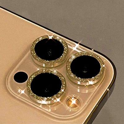 Luxe diamanten cameralensbeschermglas voor iPhone 16 15 14 Plus 13 12 Mini 11 Pro Max. Kleurrijke metalen lensbeschermfolie. For iPhone 16 ProMax beige