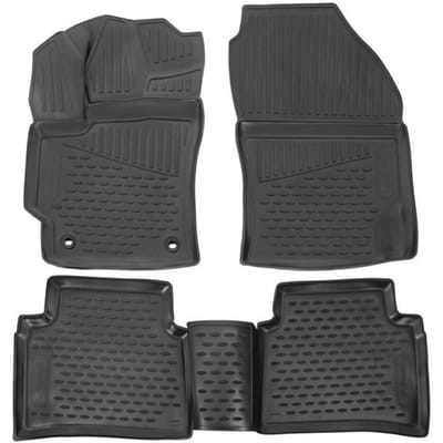 J&J AUTOMOTIVE | Tapis De Sol En Caoutchouc 3D Exclusive Pour Toyota Corolla E210 depuis 2019 noir