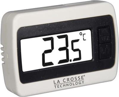 Kleine Binnenthermometer - Wit - Accuraat en Stijlvol