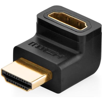 Ugreen - HDMI - - (mannelijk) - HDMI - (vrouwelijk) - adapter - zwart - (HD112)