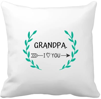 Akyol - grandpa i love you Kussen hoes - Opa - de liefste opa - verjaardag - cadeautje voor opa - opa artikelen - kado - geschenk - 40 bij 40 cm