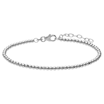 Lucardi - Dames Zilveren armband - Armband - 925 Zilver - Zilverkleurig - 19 cm