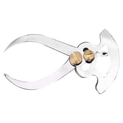 Dailygoods- Voelmaat Roestvrij Staal - Meetlint - Meetgereedschap - Binnen/Buiten Diameter - Lichtgewicht - Compact en Draagbaar - Meetlat