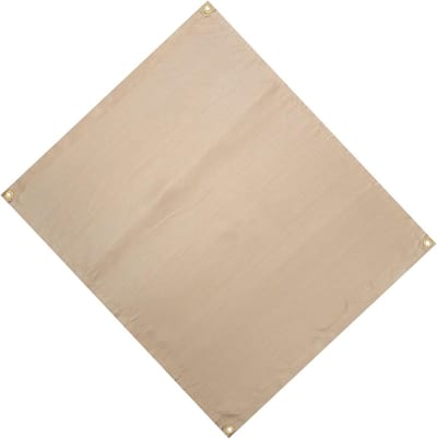 Vuurplaatsmat - Hittebestendige Mat - Veilig Buiten - Opvouwbaar Ontwerp - 60 x 80 cm - Kaki